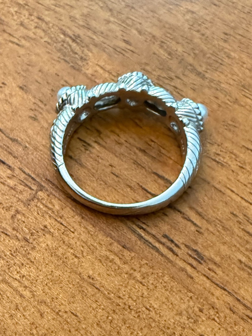 Judith Ripka pearl ring - Picture 2 of 5